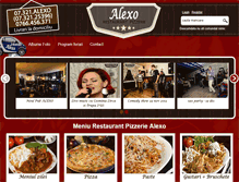 Tablet Screenshot of pizzaalexo.ro